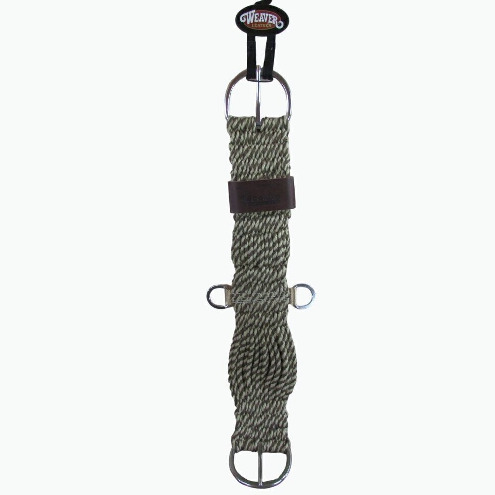 Weaver Ecoluxe 27 Strand Straight Bamboo Cinch Girth - Tan/Brown